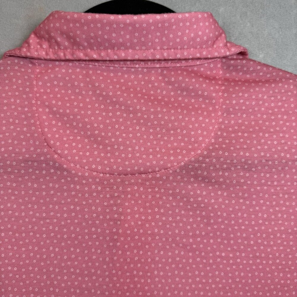 TailorByrd, Performance Golf Polo all over print Mens L, Pink - Picture 4 of 6
